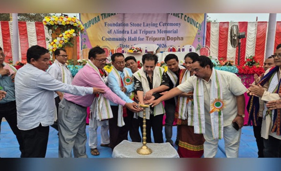 Pradyot Launches Community Hall Project in Gondatwisa